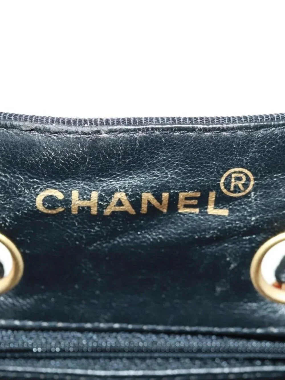 CHANEL Chain Hand Bag Raffia Red Gold CC Auth 162896V